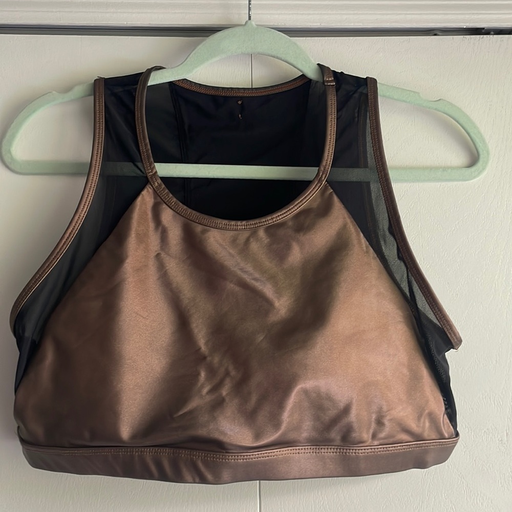 Metallic Sports Bra